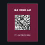 Custom QR Code Info and Text Flyer - Choose Colour<br><div class="desc">Custom Colours and Font Flyer with Your QR code and Text Promotional Business Personalised Company Flyers - Add Your QR code / Image or logo and Text / Information - Resize and move elements with Customisation tool. Choose / add your favourite background / text colours / font / size !...</div>