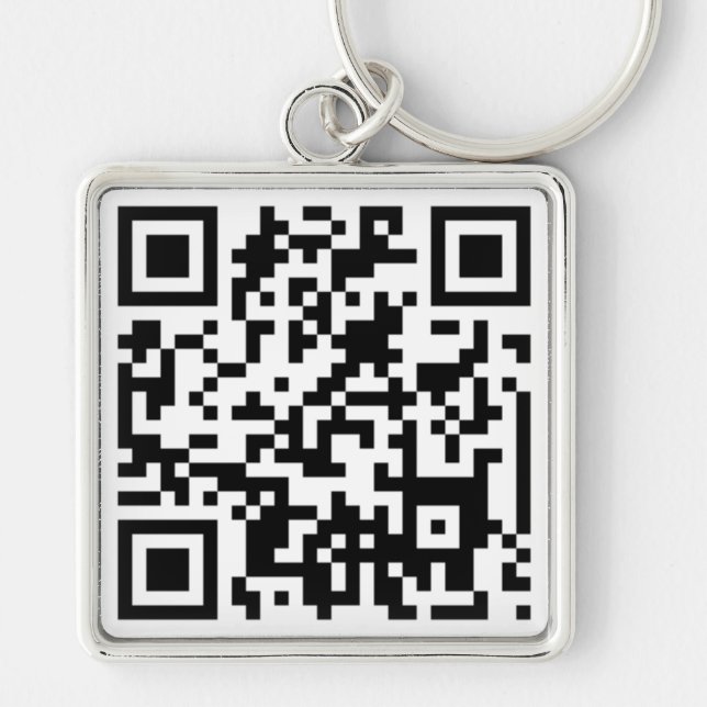 Custom QR CODE Key Ring (Front)