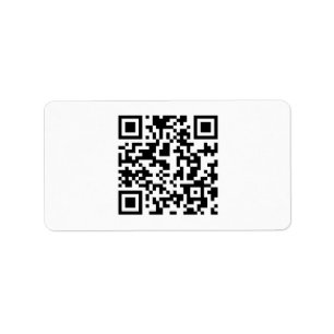 CUSTOM QR CODE  LABEL