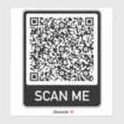 Custom QR Code Scan Info Personalised Sticker