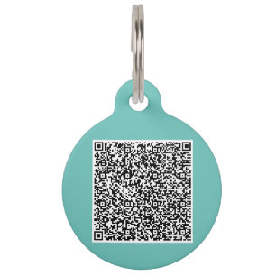 Custom QR Code Scan Info Pet ID Tags Personalised