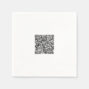 Custom QR Code Scan Info Your Personalised Napkins