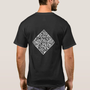 Custom QR Code Scan Info Your T-Shirt Choose Colou