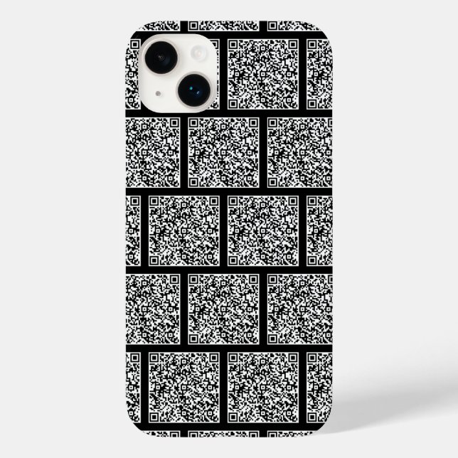 Custom QR Code Scan Your Colours Personalised Case-Mate iPhone Case (Back)
