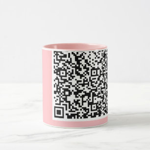 Custom QR Code Scan Your Funny Mug Choose Colour