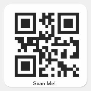 Custom QR Code Sticker