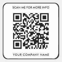 Custom QR Code Stickers