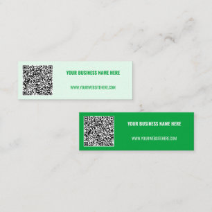Custom QR Code Text and Colours Your Business Card