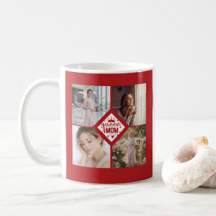 Custom Queen Mom Photo Collage Keepsake Coffee Mug