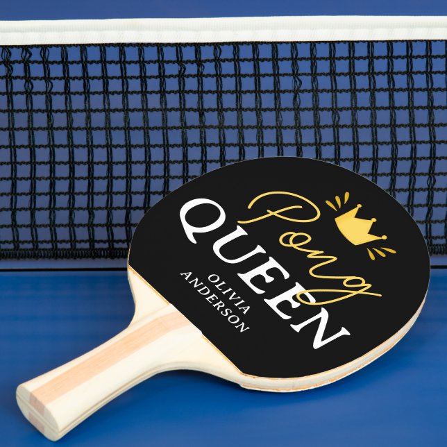 Custom Queen of Ping Pong Paddle (Insitu)