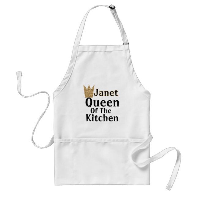 Custom Queen Of The Kitchen Standard Apron (Front)