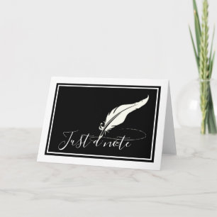 Custom quill pen  card