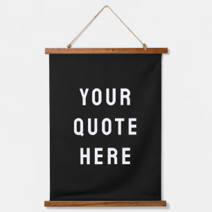 Custom Quote Banner Personalised Your Quote Wall Hanging Tapestry