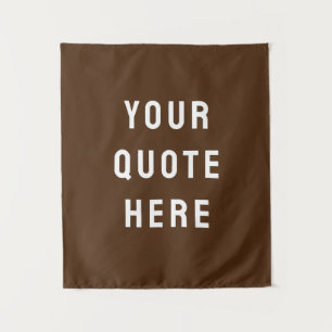 Custom Quote Banner Personalised Your Quote Wall Tapestry