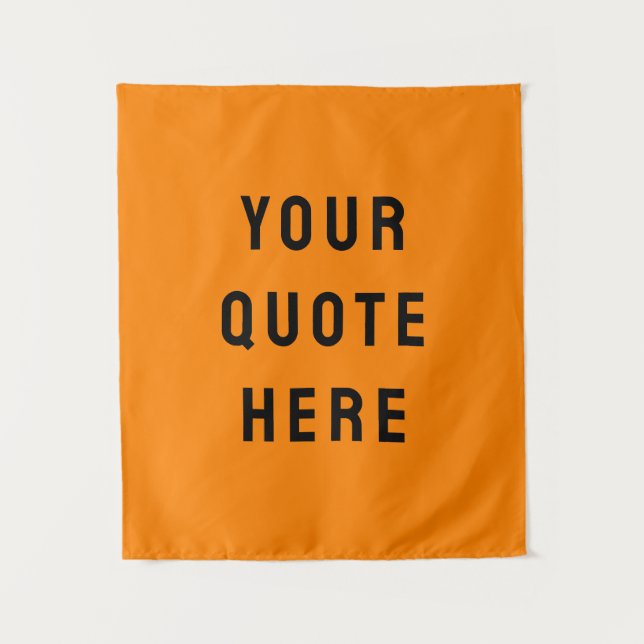 Custom Quote Banner Personalised Your Wall Nursery Tapestry (Front)