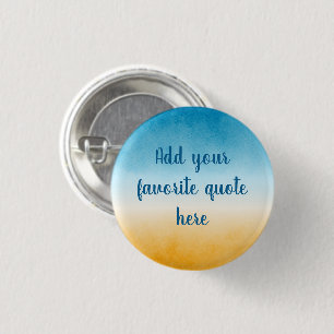 Custom Quote Beach 3 Cm Round Badge