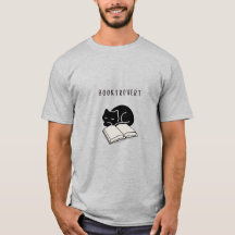 Custom Quote Booktrovert Minimalist Cat Men’s