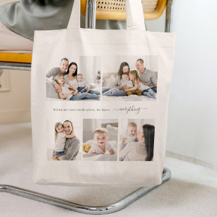 Custom Quote Collage Personalised Tote Bag