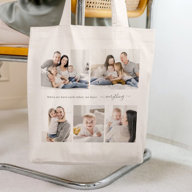 Custom Quote Collage Personalised Tote Bag (Creator Uploaded)