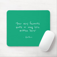 Custom quote - create your own teal