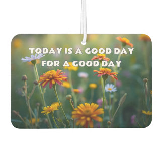 Custom Quote Flowers Nature Car Air Freshener