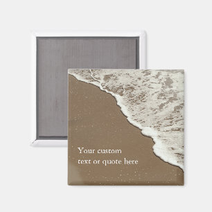 Custom Quote / Personalised beach sand Magnet
