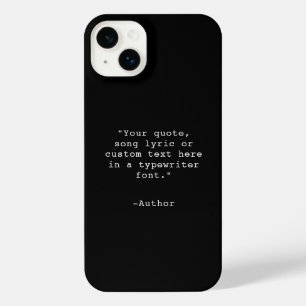 Custom Quote Personalised iPhone 14 Plus Case