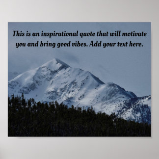 Custom Quote Personalised Poster