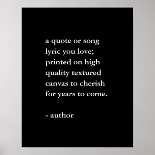 Custom Quote Print
