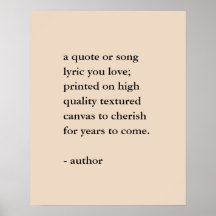 Custom Quote Print