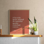 Custom Quote Print, Custom Text Print<br><div class="desc">Custom quote print with colour background. Personalise the quote,  lyric,  bible verse or other saying. Change the font and text to your create a one of a kind gift that will touch the heart.</div>