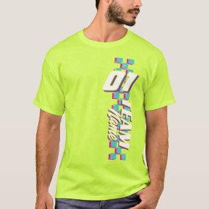 Custom Race Team Number Shirt