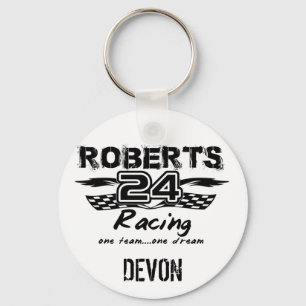 Custom Racing Key Ring