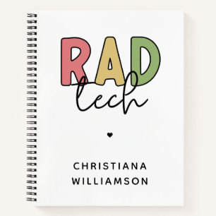 Custom Rad Tech Radiologic Technologist Radiology Notebook