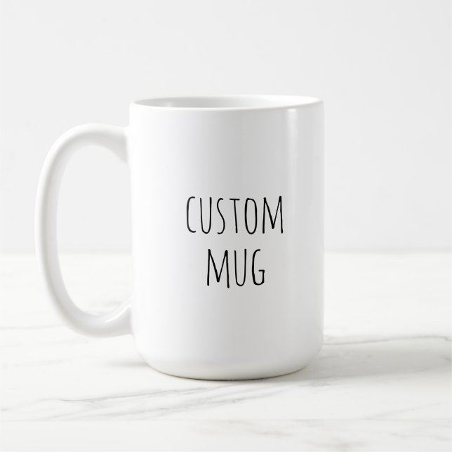 Custom Rae Dunn Text Mug | Personalised Gifts  (Left)
