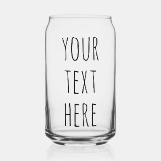 Custom Rae Dunn Text | Personalised Gifts Can Glass