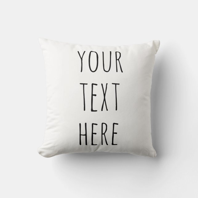 Custom Rae Dunn Text Pillow | Personalised Gifts  (Front)
