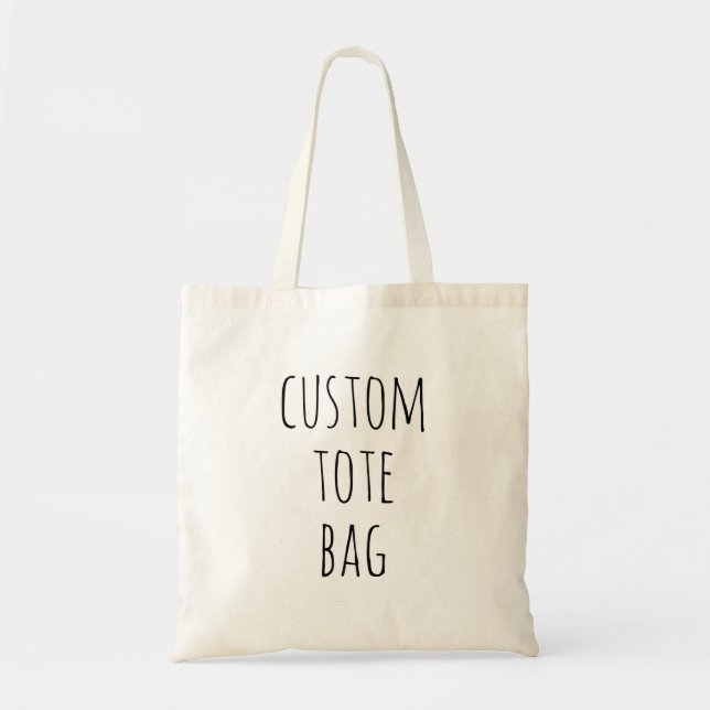 Custom Rae Dunn Text Tote | Personalised Gifts  Bag (Front)