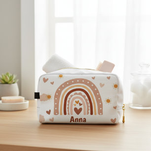 Custom Rainbow and Hearts Dopp Kit