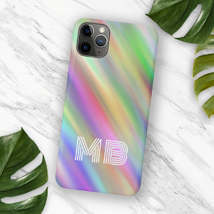 Custom Rainbow Colours Striped Tie Dye Art Pattern iPhone 11 Pro Max Case