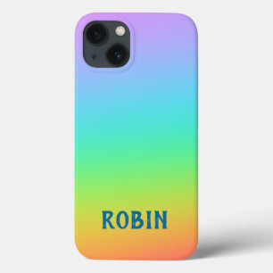 Custom Rainbow Gradient iPhone 13 Case