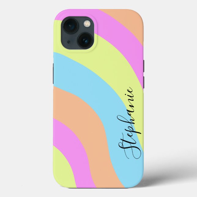 Custom Rainbow on Patel Colour Palette  Case-Mate iPhone Case (Back)