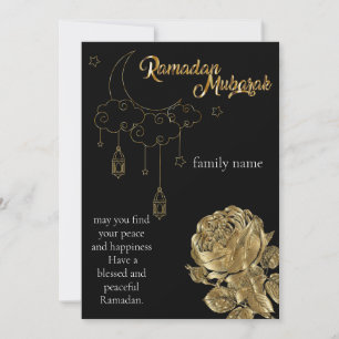 custom ramadan greeting holiday card