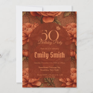 Custom Ranunculus Aesthetic Summer Party Invitation
