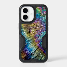 Custom rare mineral rock iPhone 12 Otterbox case