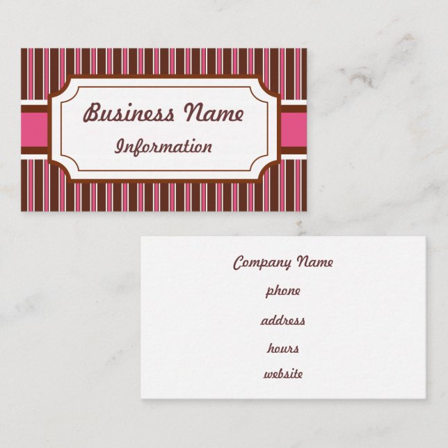 Custom Raspberry Business Cards (Front/Back)