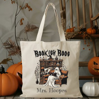 Custom Reading Teacher Librarian Spooky Halloween