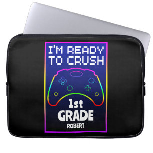 Custom Ready To Crush Back To School Laptop Sleeve