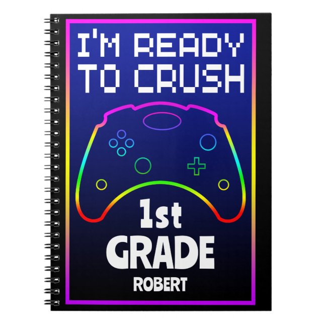 Custom Ready To Crush Back To School  Notebook (Front)