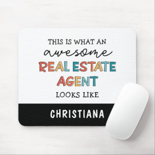 Custom Real Estate Agent Funny Awesome Realtor Mouse Pad